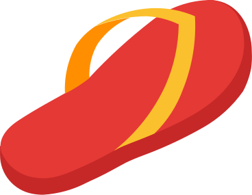 right flip-flop PNG, SVG
