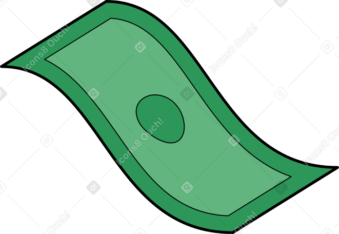 Billet d'argent PNG, SVG