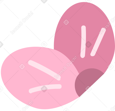 pink bow Illustration in PNG, SVG