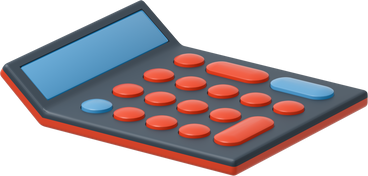 Vista laterale della calcolatrice nera PNG, SVG