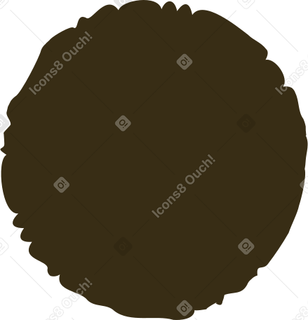 brown circle Illustration in PNG, SVG