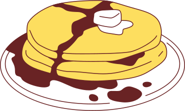 pancakes PNG, SVG
