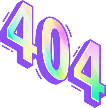 Lettering 404 text PNG, SVG