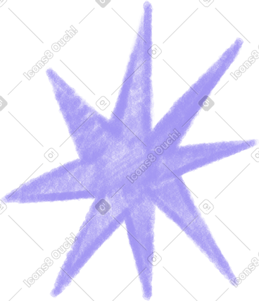 Purple texture star PNG, SVG