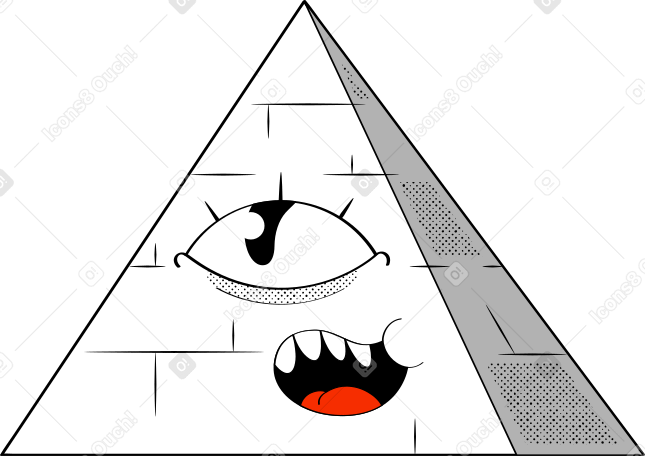 pyramide PNG, SVG