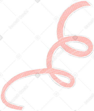 pink spiral confetti Illustration in PNG, SVG
