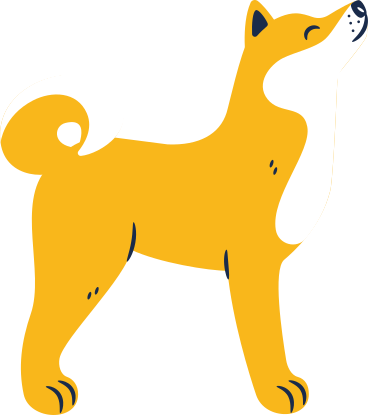 Gelber hund PNG, SVG