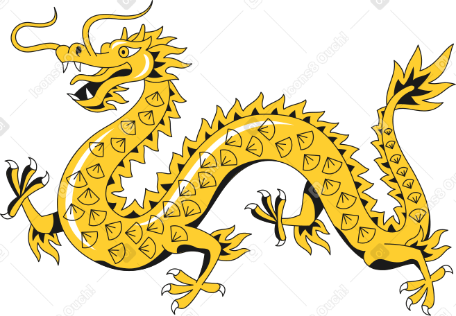 chinese dragon Illustration in PNG, SVG