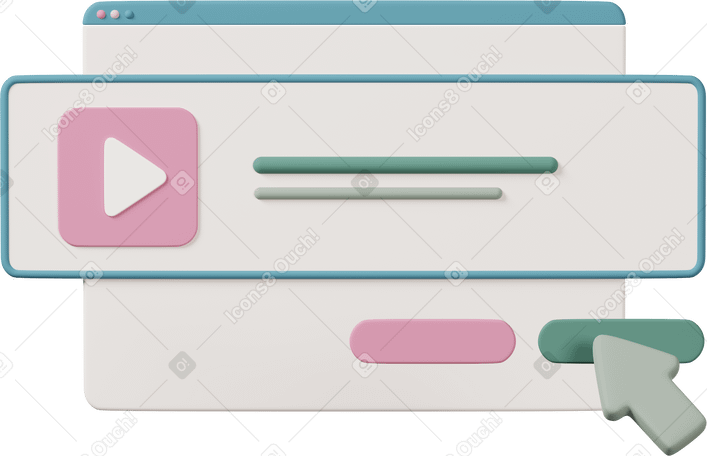 3D song picking window PNG, SVG