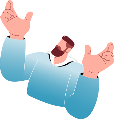oberkörper eines mannes in einem kapuzenpullover mit erhobenen händen PNG, SVG