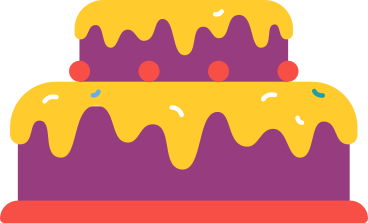 festive two-level cake PNG, SVG