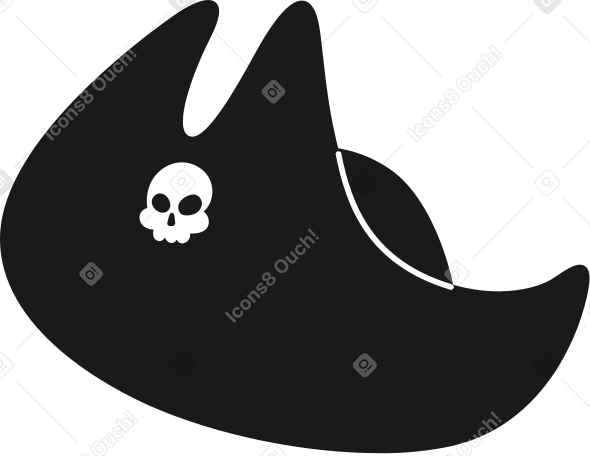 pirate hat Illustration in PNG, SVG