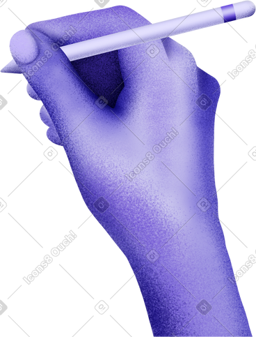 Hand holding digital graphic pen PNG, SVG