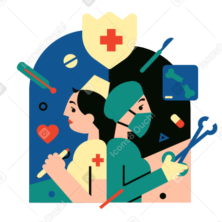 Health care Illustration in PNG, SVG