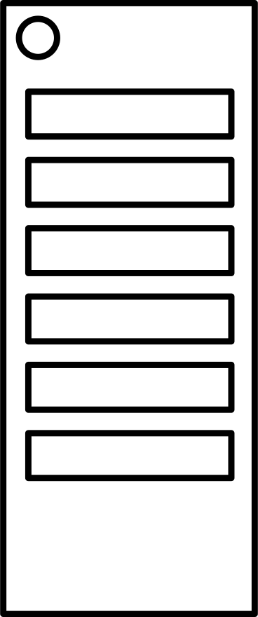 Column with backlog cards PNG, SVG