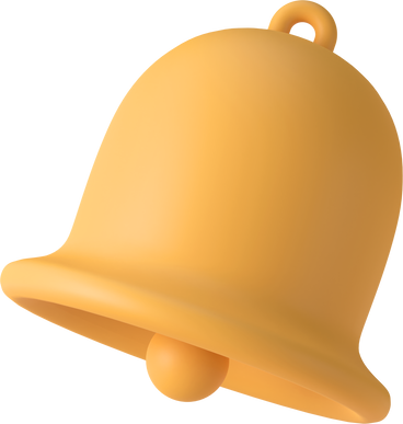 golden bell PNG, SVG