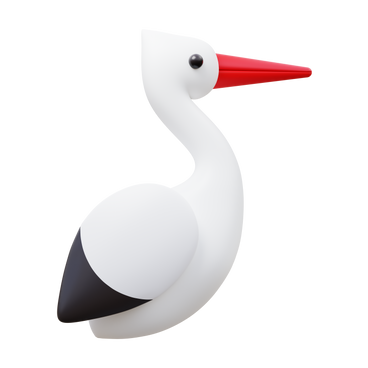 stork PNG, SVG