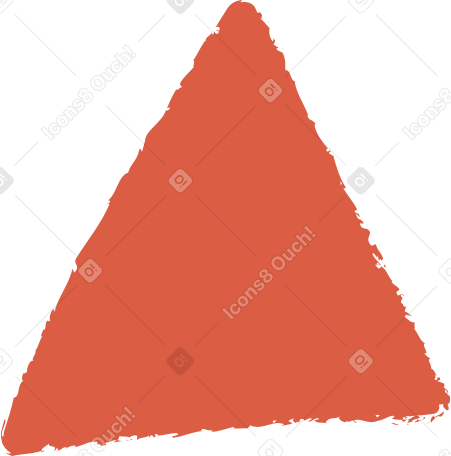 Красный треугольник в PNG, SVG