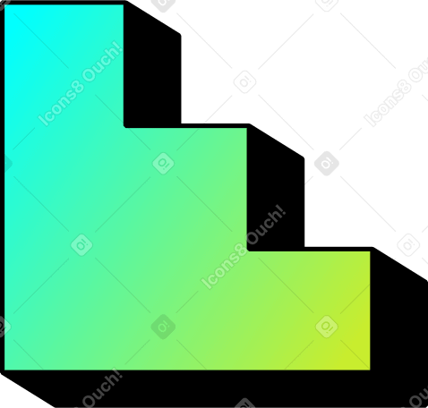 escalier PNG, SVG