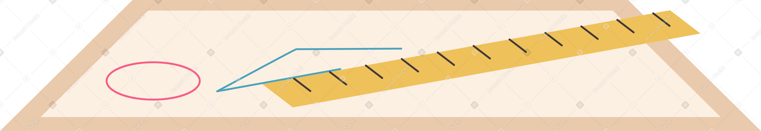 paper and ruler PNG, SVG