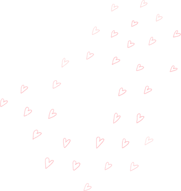 Pink little hearts PNG, SVG