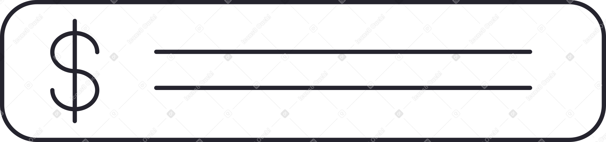 rectangle with information about dollar PNG, SVG