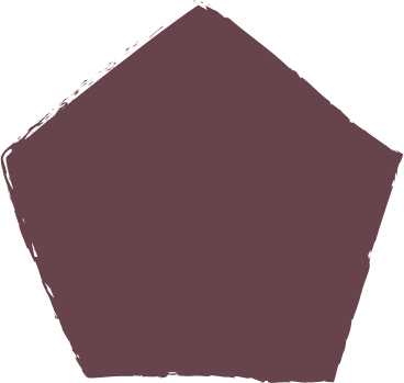 Pentágono violeta PNG, SVG
