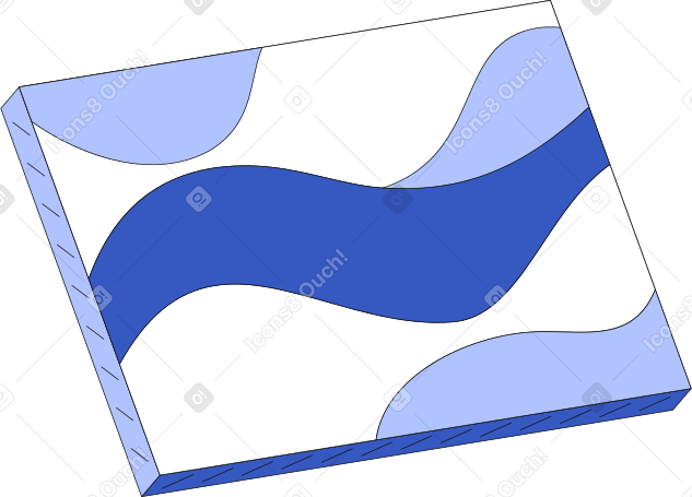 canvas with drawing Illustration in PNG, SVG