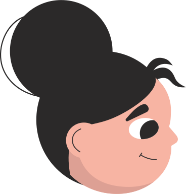girl's head PNG, SVG