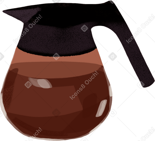 glass coffee kettle Illustration in PNG, SVG