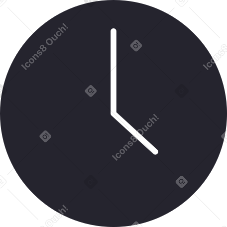 four o'clock Illustration in PNG, SVG