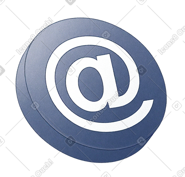 At symbol circled PNG, SVG