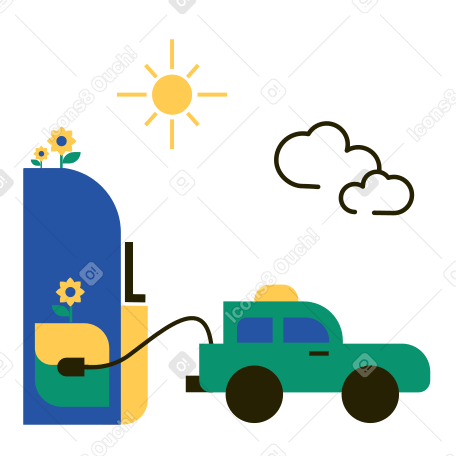 Biofuels Illustration in PNG, SVG