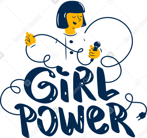 potere della ragazza PNG, SVG