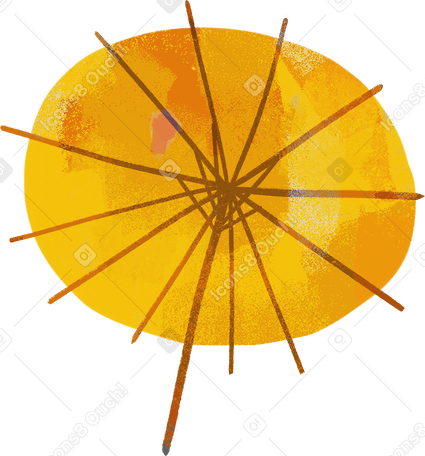 chinese umbrella Illustration in PNG, SVG