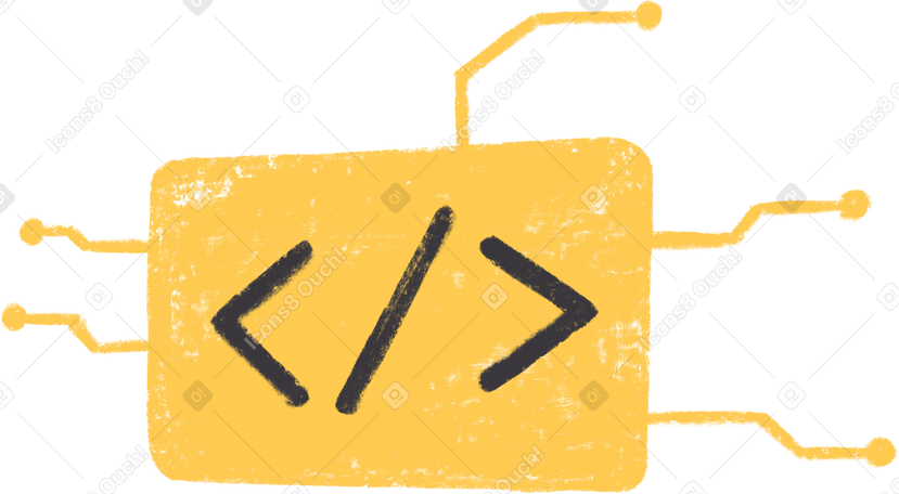 yellow plate with the sign of parentheses PNG, SVG