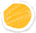 yellow confetti circle PNG, SVG