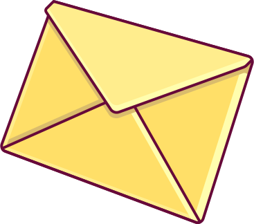 yellow envelope letter PNG, SVG