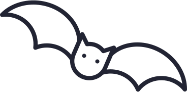 flying bat PNG, SVG