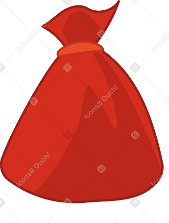 Санта-мешок в PNG, SVG