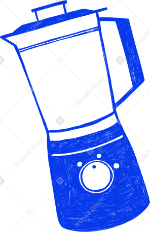 large blue blender в PNG, SVG