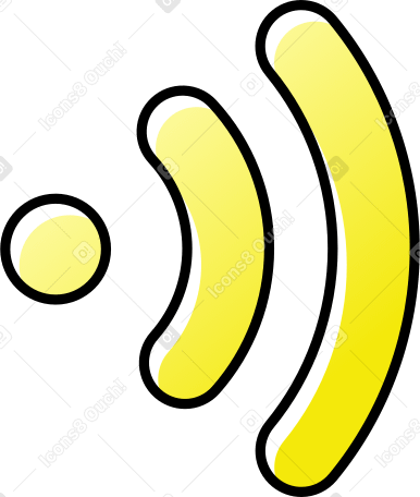 wifi sign Illustration in PNG, SVG