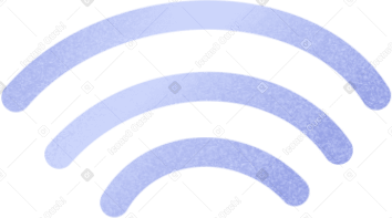 blue wi-fi sign в PNG, SVG
