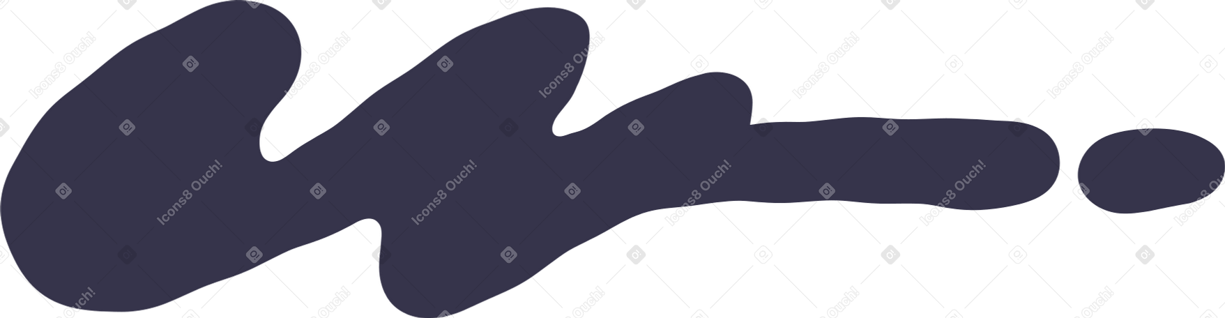 long black cloud Illustration in PNG, SVG