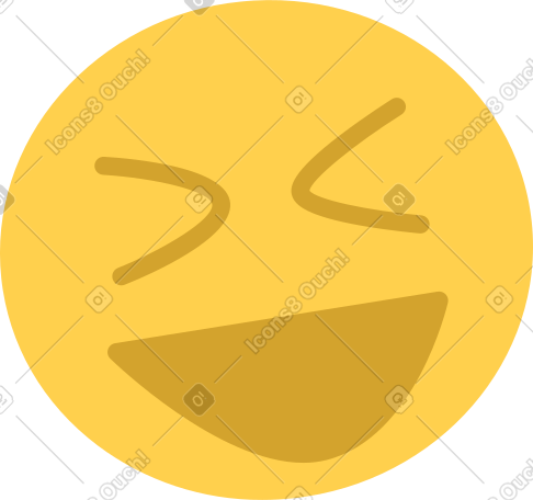 Emoji qui rit PNG, SVG