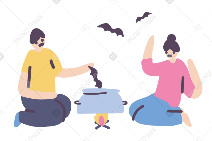 Cooking Illustration in PNG, SVG