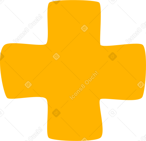Forma a croce PNG, SVG
