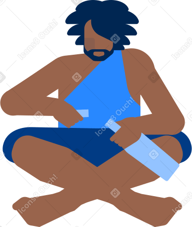 sitting man в PNG, SVG