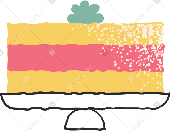cake Illustration in PNG, SVG