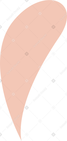 оранжевое перо в PNG, SVG